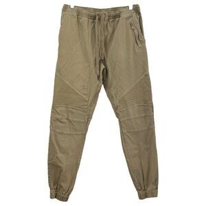 Rebel Minds Men’s Pull On Khaki‎ Joggers  Sz L